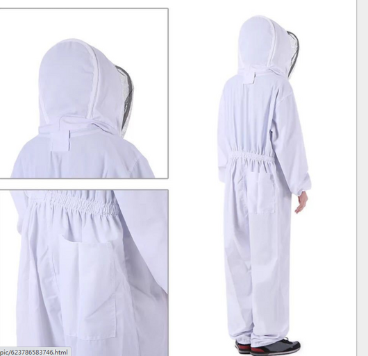 Traje Apicultor Completo Blanco Anti Abejas Protección Total - Image 11