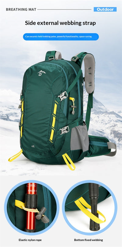 Mochila de Senderismo de Gran Capacidad Multifuncional para Deportes y Aventura - Image 24