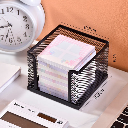 Organizador de Escritorio de Malla Metálica para Notas Adhesivas y Accesorios - Image 6