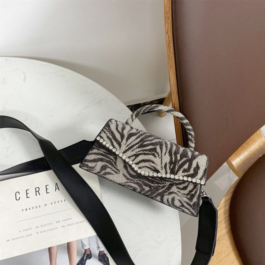 Bolso de Noche Leopardo con Diamantes - Diseñador de Lujo para Mujer - Image 4