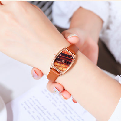 Reloj de Pulsera Cuadrado Elegante con Correa de Poliuretano - Image 3