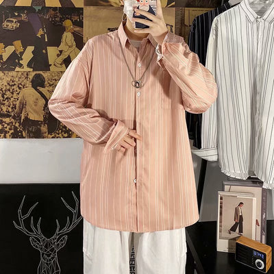 Camisa Vintage Floral Estilo Hong Kong para Hombre - Image 3