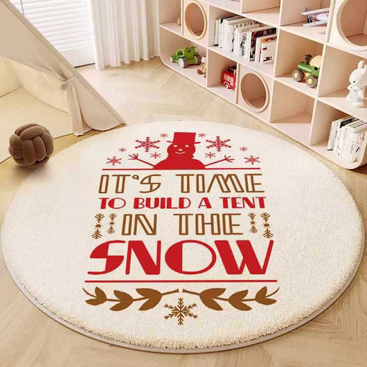 Alfombra Redonda Suave para Habitación Infantil y Sala de Estar - Image 10