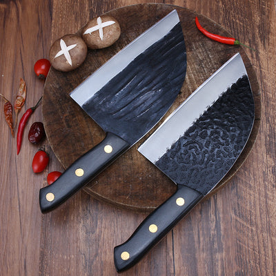 Cuchillos de Cocina Forjados Estilo Retro para Carnes y Vegetales en Acero Inoxidable - Image 10