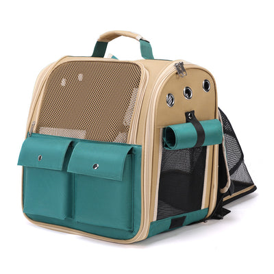 Mochila Transportadora Extensible para Mascotas - Capacidad Grande para Perros y Gatos - Image 6