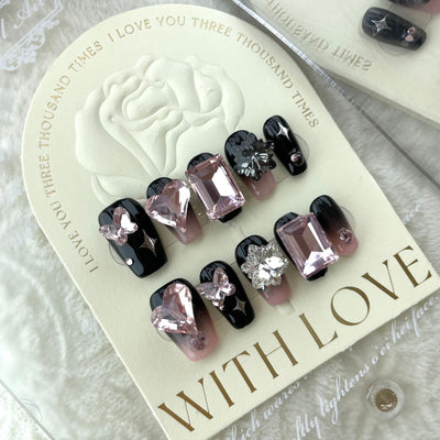 Uñas Postizas Largas Artesanales - Manicura Perfecta Lista para Usar - Image 5
