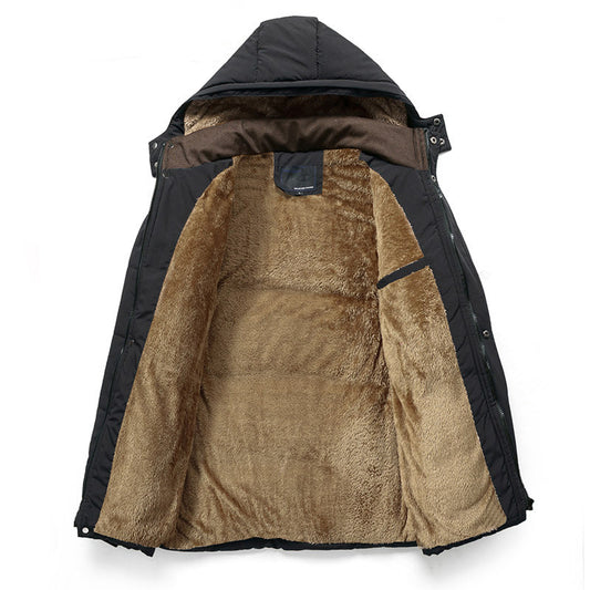 Chaqueta de Invierno Acolchada para Hombre con Forro de Terciopelo - Image 2