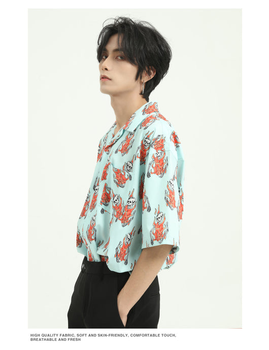 Playera con Estampado de Calavera - Image 14