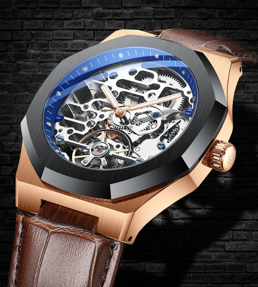 Reloj Suizo Tourbillon Elon para Hombre con Mecanismo de Precisión - Image 6