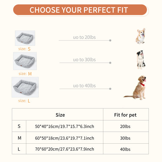 Cama Velvet Swirl para Perros Pequeños y Medianos con Cojín Removible y Efecto Calmante - Image 9