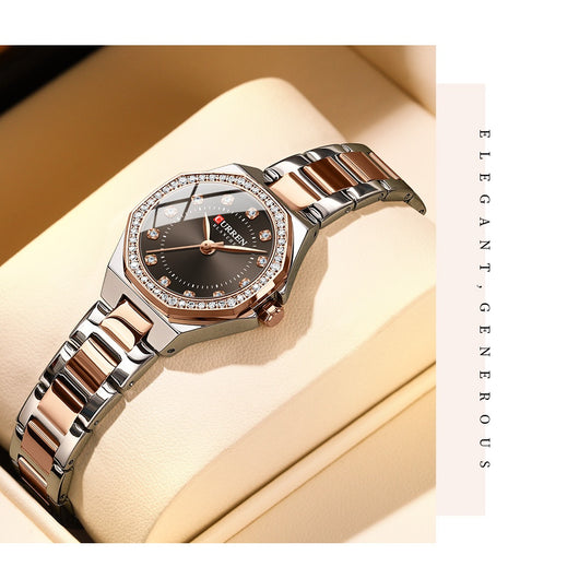 Reloj Elegante Impermeable con Cristales Decorativos - Image 44