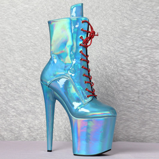 Botas Plataforma Impermeables con Cordones para Baile y Performances - Image 3