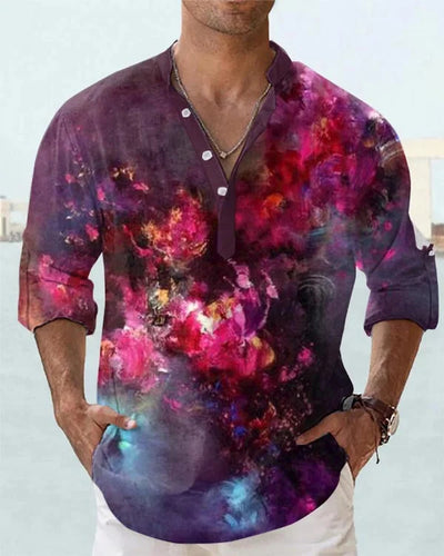 Polo Manga Larga con Impresión Digital 3D para Hombre - Image 15