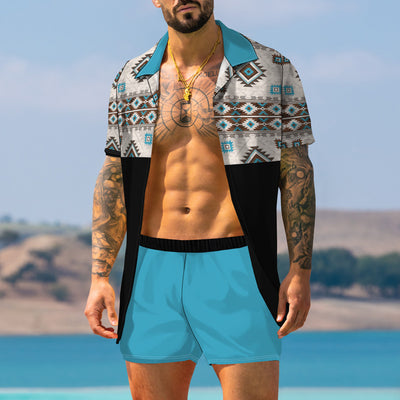 Traje Estampado Retro Moderno para Hombre - Image 13