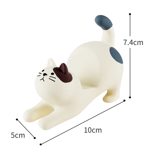 Soporte para Teléfono Gato Gourmet - Adorno de Resina para Auto y Escritorio - Image 2