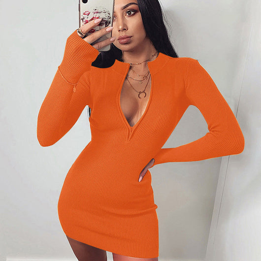 Vestido Urbano para Mujer con Detalles de Cierre y Bolsillos - Image 7