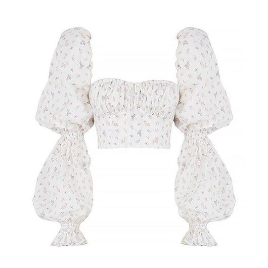Blusa Elegante con Cuello Volante y Mangas Acampanadas - Image 12