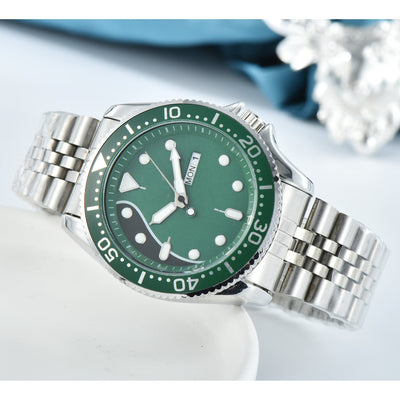 Reloj de Cuarzo para Hombre con Correa de Silicona y Calendario Doble - Image 22