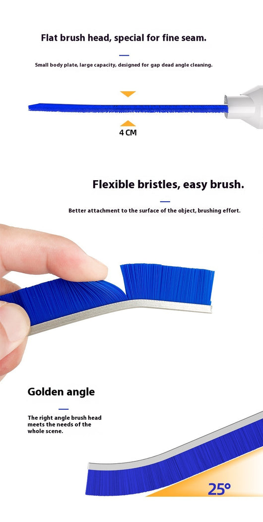 Cepillo Limpiador para Grietas de Baño con Dispensador - Image 13