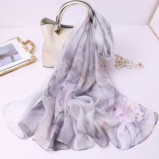 Pañuelo de Tul Qianli Jiangshan Tu para Mujer - Image 23