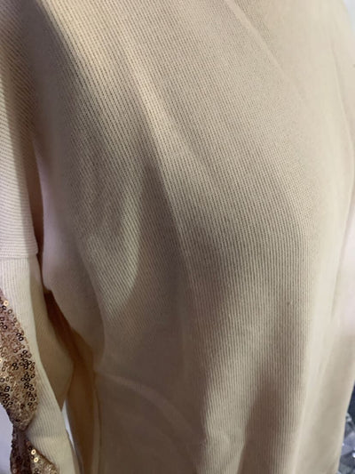 Blusa de Punto con Lentejuelas, Cuello Redondo y Mangas Caladas - Image 12