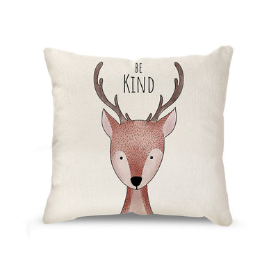 Funda de Almohada Decorativa Leoncito Adorable - Estilo Nórdico en Lino - Image 27