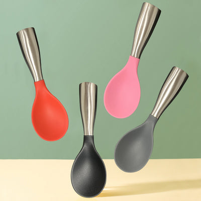 Cuchara de Arroz Acero Inoxidable con Silicona - Image 12