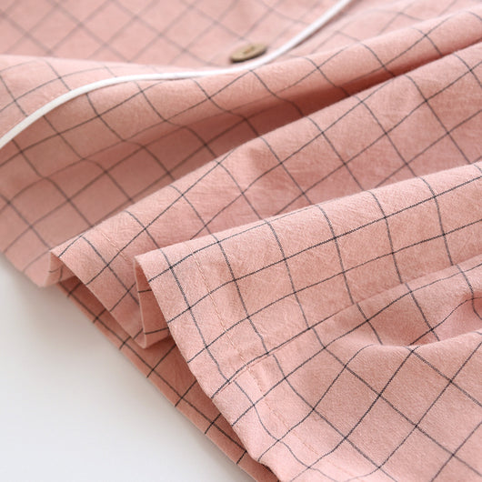 Conjunto de Pijama Camisón a Cuadros - Image 36