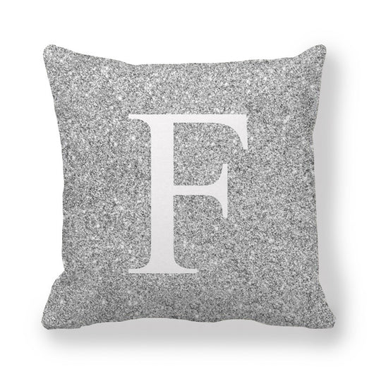 Funda de Almohada Gris con Letras Encriptadas - Tela Melocotón Premium - Image 7