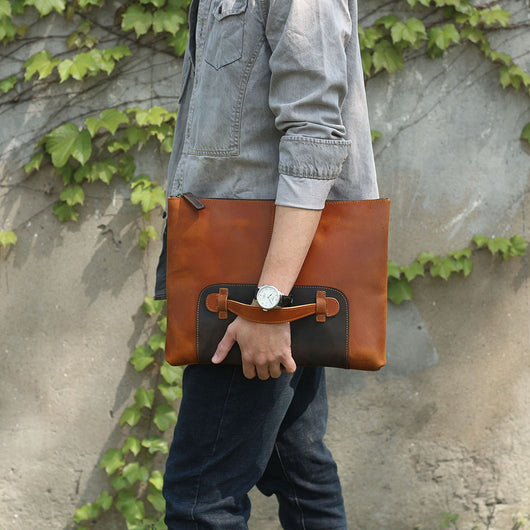 Cartera de Cuero Retro para Hombre - Gran Capacidad - Image 9