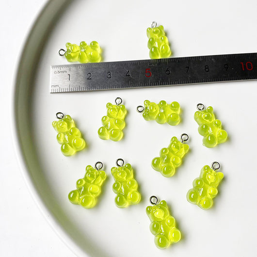 Aretes de Goma Jelly con Diseño de Ositos Coloridos - Image 12