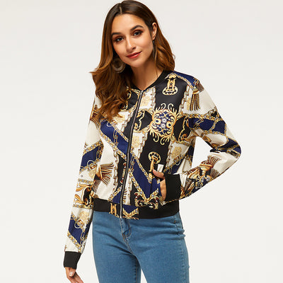 Chaqueta Entallada para Mujer con Cuello de Pie - Image 9