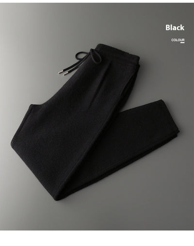 Pantalones Casuales de Cachemira Suelta para Hombre - Image 15