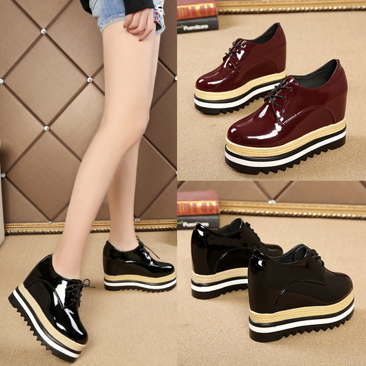 Zapatos Plataforma Casual para Mujer - Diseño Liso y Versátil - Image 6