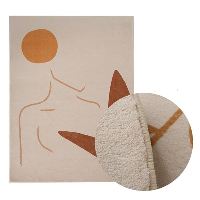 Alfombra Nórdica Abstracta para Dormitorio y Sala de Estar - Image 6