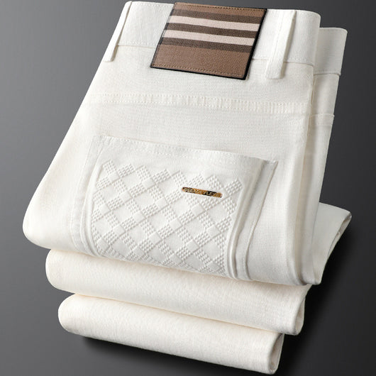 Pantalones de Negocios Slim Fit Algodón Transpirable Premium - Image 8