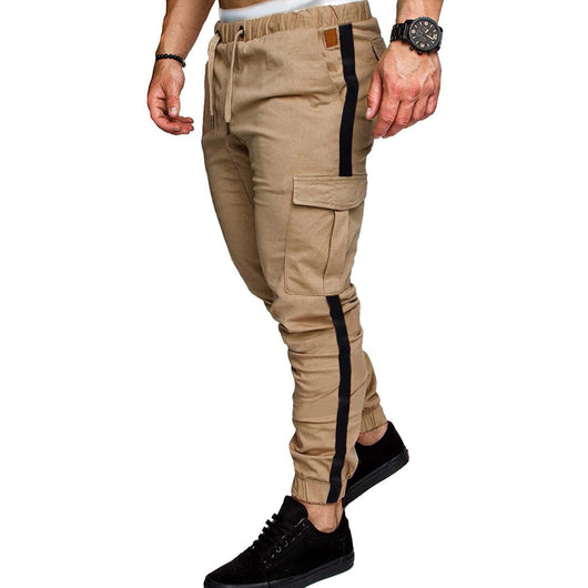 Pantalones Deportivos Casuales de Corte Recto con Costuras Otoñales - Image 7