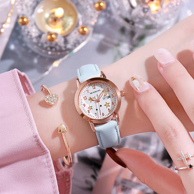 Reloj de Cuarzo Luminoso con Doble Calendario para Estudiantes - Image 10