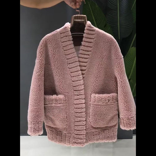 Abrigo de Pelaje Corto para Mujer - Elegancia y Calidez - Image 13