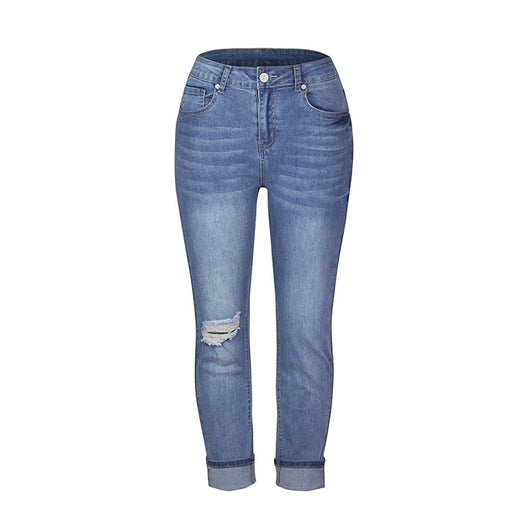 Jeans Ajustados Cintura Media para Mujer - Diseño Moderno y Versátil - Image 3