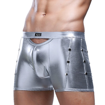 Bóxer de Cuero Sintético para Hombre - Diseño Clásico y Elegante - Image 5