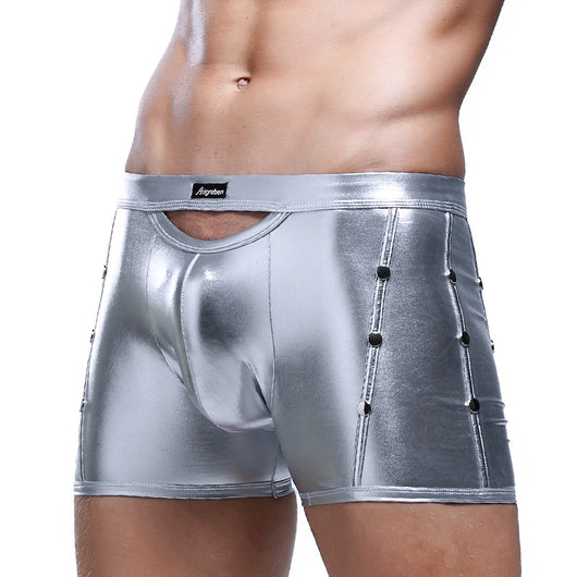 Bóxer de Cuero Sintético para Hombre - Diseño Clásico y Elegante - Image 5