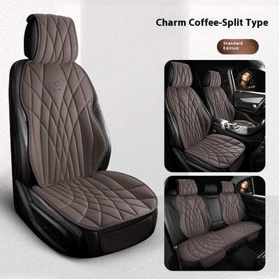 Funda de Asientos de Cuero Premium para Auto - Juego Completo 5 Plazas - Image 31