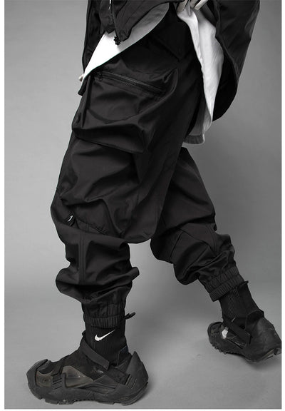 Pantalones Tácticos Funcionales con Cordón para Hombre - Primavera - Image 3