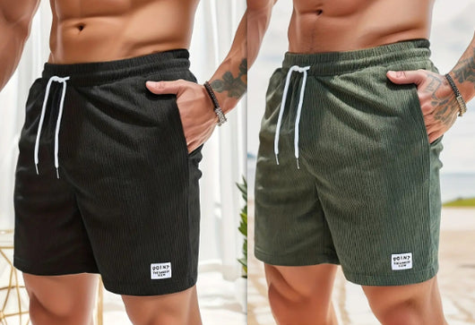 Shorts Deportivos de Cordón Verano Pana Hombre - Image 7