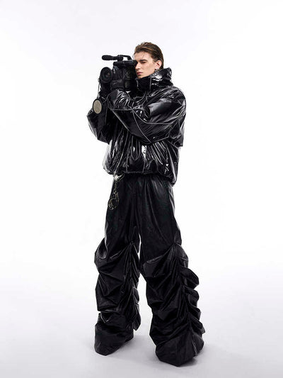 Abrigo de Invierno Grueso con Línea Reflectante para Hombre - Image 3