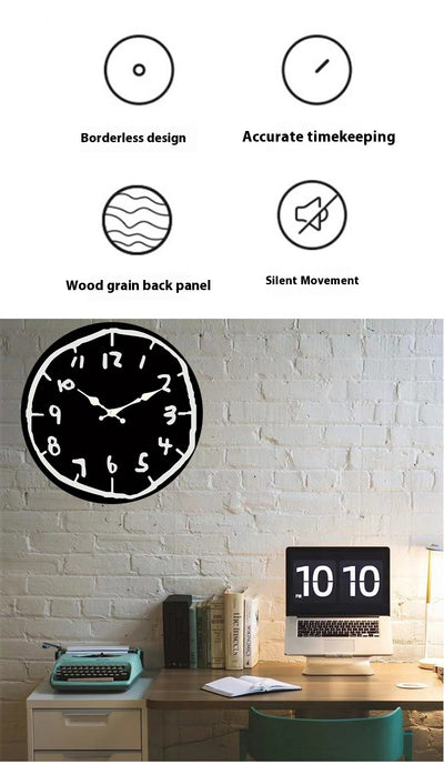 Reloj de Pared Cuarzo Elegante 30cm - Decoración Moderna para el Hogar - Image 7