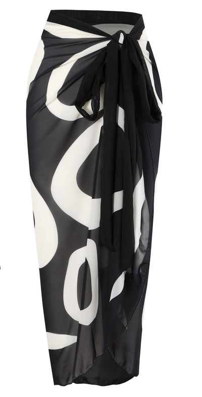 Bikini Asimétrico con Falda Envolvente - Diseño Sexy de Una Hombrera - Image 6