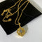 European And American 18K Dorado Four Leaf Grass Necklace Female Dorado
