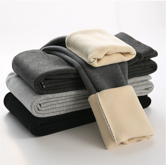 Pantalones Térmicos Talla Grande Cintura Alta Elásticos para Mujer - Image 23